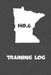 Training Log: Minnesota Training Log for tracking and monitoring your training and progress towards your fitness goals. A great tria by Kwg Creates