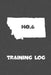 Training Log: Montana Training Log for tracking and monitoring your training and progress towards your fitness goals. A great triath by Kwg Creates