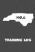 Training Log: North Carolina Training Log for tracking and monitoring your training and progress towards your fitness goals. A great by Kwg Creates