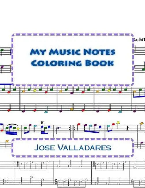 My Music Notes Coloring Book by Jose Valladares