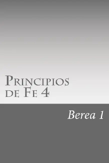 Principios de Fe 4 by M. S., I.