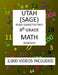 8th Grade UTAH SAGE, 2019 MATH, Test Prep: 8th Grade UTAH STUDENT ASSESSMENT of ACADEMIC READINESS TEST 2019 MATH Test Prep/Study Guide by Mark Shannon