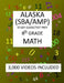 8th Grade ALASKA SBA/ AMP, 2019 MATH, Test Prep: 8th Grade ALASKA MEASURES of PROGRESS TEST 2019 MATH Test Prep/Study Guide by Mark Shannon