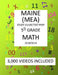 5th Grade MAINE MEA TEST, 2019 MATH, Test Prep: : 5th Grade MAINE EDUCATIONAL ASSESSMENT TEST 2019 MATH Test Prep/Study Guide by Mark Shannon