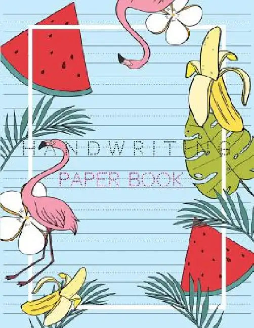 Handwriting Paper Book: Penmanship Practice Paper Notebook Writing Letters & Words with Dashed Center Line, Handwriting Hooked Learn, Handwrit by Silvano Mazzi