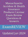 Massachusetts Accident & Health Insurance Producer License Exam Review Questions & Answers by Mike Yu
