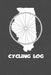 Cycling Log: Illinois Cycling Log for tracking and monitoring your workouts and progress towards your bicycling goals. A great fitn by Kwg Creates