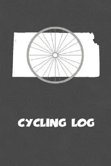Cycling Log: Kansas Cycling Log for tracking and monitoring your workouts and progress towards your bicycling goals. A great fitnes by Kwg Creates
