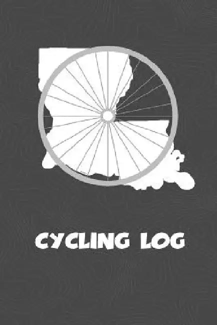 Cycling Log: Louisiana Cycling Log for tracking and monitoring your workouts and progress towards your bicycling goals. A great fit by Kwg Creates