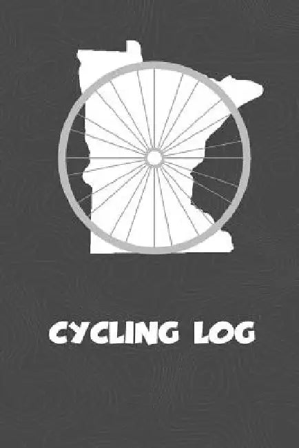 Cycling Log: Minnesota Cycling Log for tracking and monitoring your workouts and progress towards your bicycling goals. A great fit by Kwg Creates
