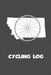 Cycling Log: Montana Cycling Log for tracking and monitoring your workouts and progress towards your bicycling goals. A great fitne by Kwg Creates