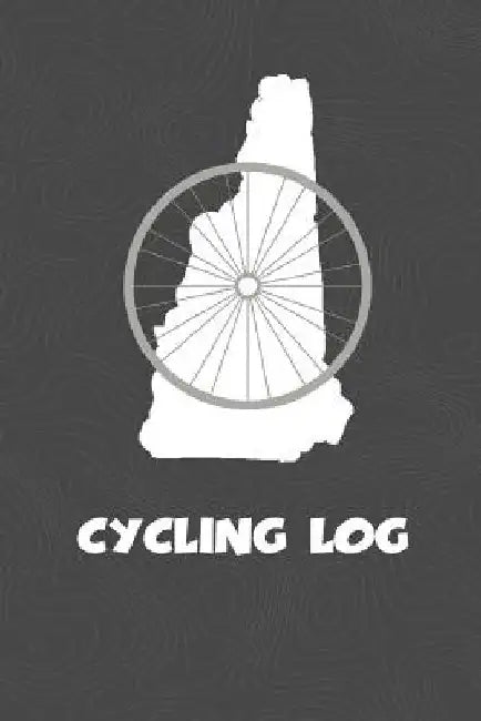 Cycling Log: New Hampshire Cycling Log for tracking and monitoring your workouts and progress towards your bicycling goals. A great by Kwg Creates