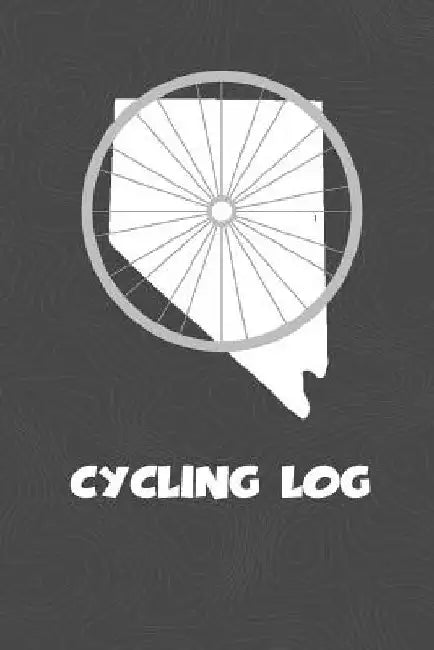 Cycling Log: Nevada Cycling Log for tracking and monitoring your workouts and progress towards your bicycling goals. A great fitnes by Kwg Creates
