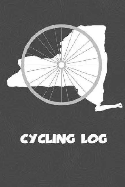 Cycling Log: New York Cycling Log for tracking and monitoring your workouts and progress towards your bicycling goals. A great fitn by Kwg Creates