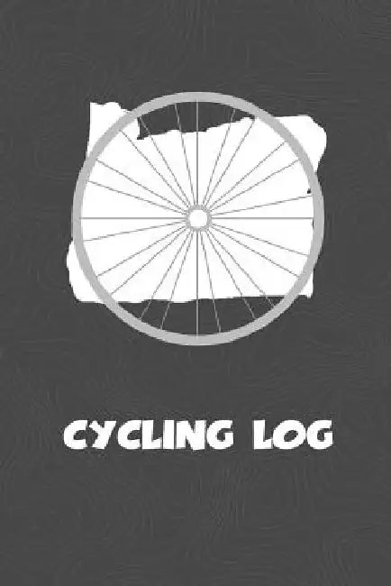 Cycling Log: Oregon Cycling Log for tracking and monitoring your workouts and progress towards your bicycling goals. A great fitnes by Kwg Creates