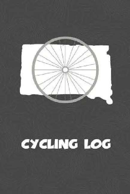 Cycling Log: South Dakota Cycling Log for tracking and monitoring your workouts and progress towards your bicycling goals. A great by Kwg Creates