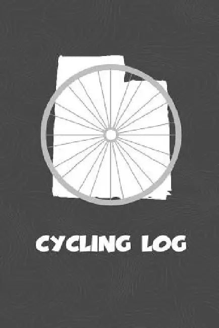 Cycling Log: Utah Cycling Log for tracking and monitoring your workouts and progress towards your bicycling goals. A great fitness by Kwg Creates