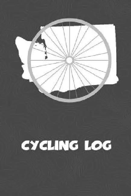 Cycling Log: Washington Cycling Log for tracking and monitoring your workouts and progress towards your bicycling goals. A great fi by Kwg Creates
