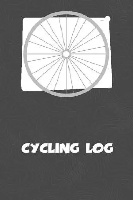 Cycling Log: Wyoming Cycling Log for tracking and monitoring your workouts and progress towards your bicycling goals. A great fitne by Kwg Creates