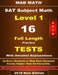 2018 SAT Subject Math Level-I 16 Tests by John Su