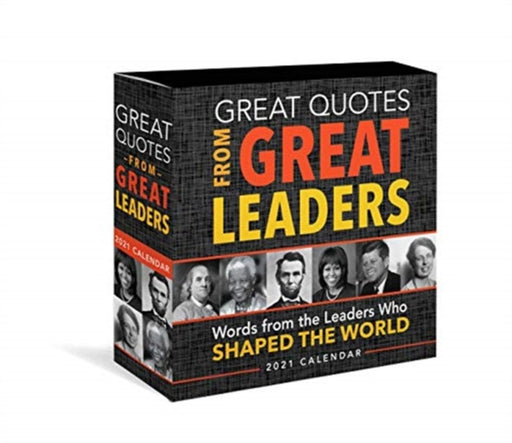 2021 Great Quotes from Great Leaders Boxed Calendar by Sourcebooks