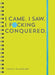 2022 I Came. I Saw. I F*cking Conquered. Planner: August 2021-December 2022 by Sourcebooks