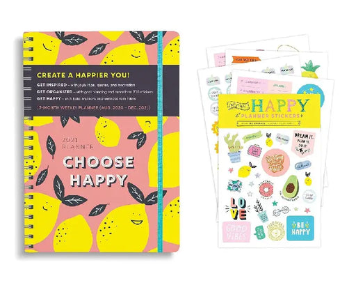 2021 Choose Happy Planner And Instant Ha by Sourcebooks