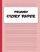 Primary Story Paper: Draw & Write Composition Book for Kids - Red by Bigfoot Educational
