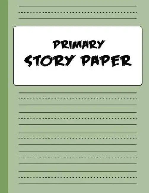 Primary Story Paper: Draw & Write Composition Book for Kids - Green by Bigfoot Educational