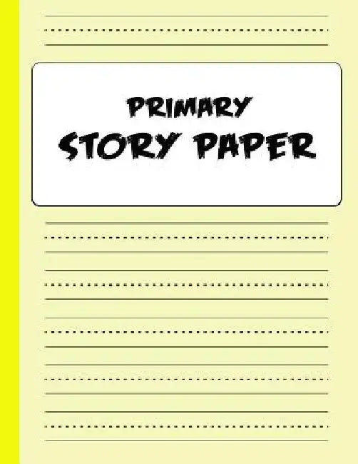 Primary Story Paper: Draw & Write Composition Book for Kids - Yellow by Bigfoot Educational