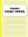 Primary Story Paper: Draw & Write Composition Book for Kids - Yellow by Bigfoot Educational