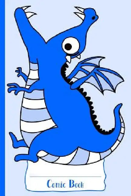Blue Hungry Dragon Comic Book by Kidsspace