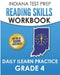 INDIANA TEST PREP Reading Skills Workbook Daily ILEARN Practice Grade 4: Practice for the ILEARN English Language Arts Assessments by I. Hawas