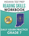 INDIANA TEST PREP Reading Skills Workbook Daily ILEARN Practice Grade 7: Practice for the ILEARN English Language Arts Assessments by I. Hawas