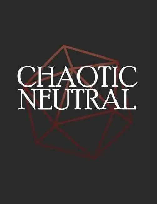 Chaotic Neutral: RPG Themed Mapping and Notes Book by Puddingpie Notebooks