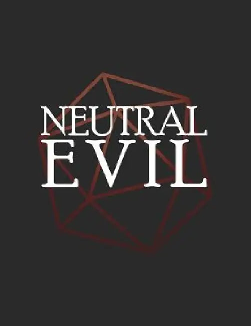 Neutral Evil: RPG Themed Mapping and Notes Book by Puddingpie Notebooks