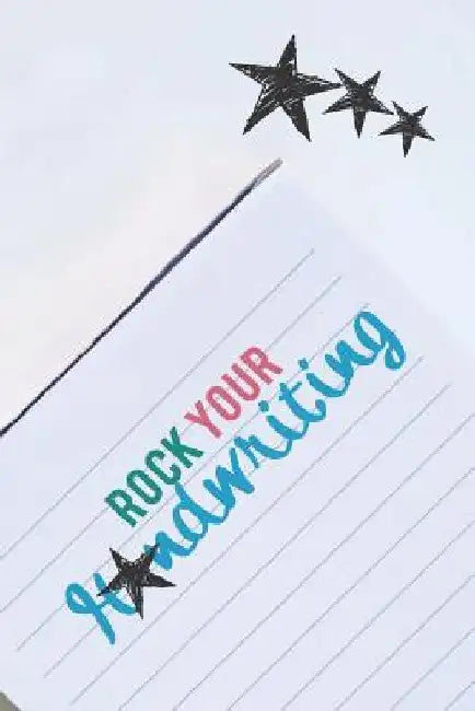 Rock Your Handwriting: Cursive Handwriting Guide and Creative Handwriting Workbook by Gratitude Daily Publishing