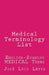 Medical Terminology List: English-Spanish Medical Terms by Jose Luis Leyva