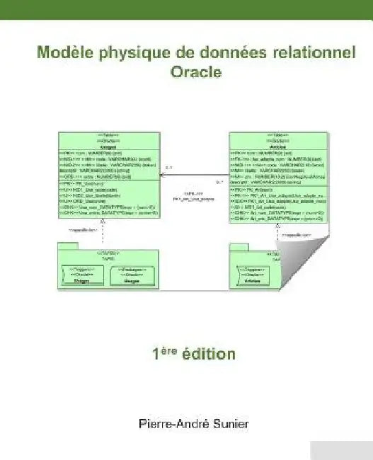 Modèle physique de données relationnel: Oracle by Sunier, Pierre-André