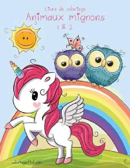 Livre de coloriage Animaux mignons 1 & 2 by Snels, Nick