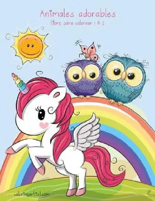Animales adorables libro para colorear 1 & 2 by Snels, Nick