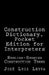 Construction Dictionary, Pocket Edition for Interpreters: English-Spanish Construction Terms by Jose Luis Leyva