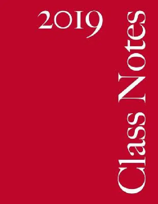 Class Notes 2019: Red Cover, 108 Pages, Narrow Rule by Class Notes Ltd