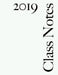 Class Notes 2019: Narrow Rule, White Cover, 216 Pages by Class Notes Ltd