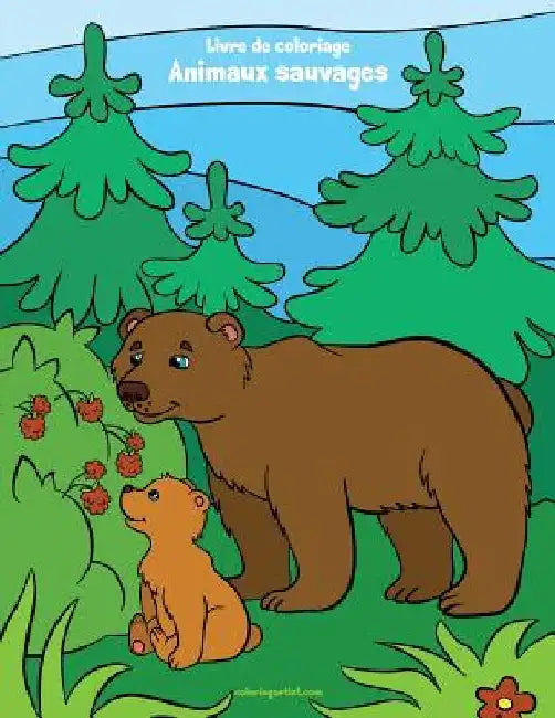 Livre de coloriage Animaux sauvages 1, 2 & 3 by Snels, Nick