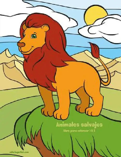 Animales salvajes libro para colorear 1 & 2 by Snels, Nick