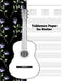 Tablature Paper for Guitar by Ritchie Media Planners
