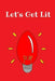 Let's Get Lit: Christmas Notebook, 100 Pages by Joyful Journals