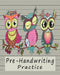 Pre-Handwriting Practice: Workbook for Kids in Kindergarten & Pre-School - Grey by Aly Cool