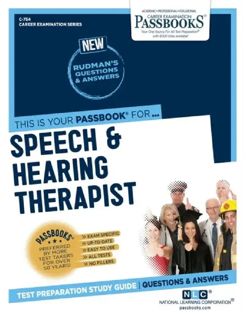 Speech & Hearing Therapist by National Learning Corporation